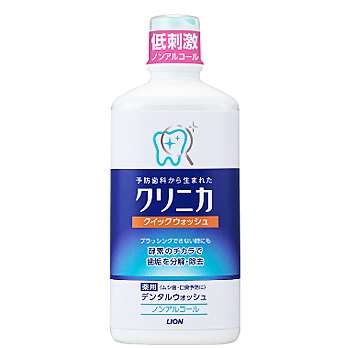 Зубной эликсир LION  Быстрое очищение (с антибактериальным эффектом, аромат мяты) 450 мл.