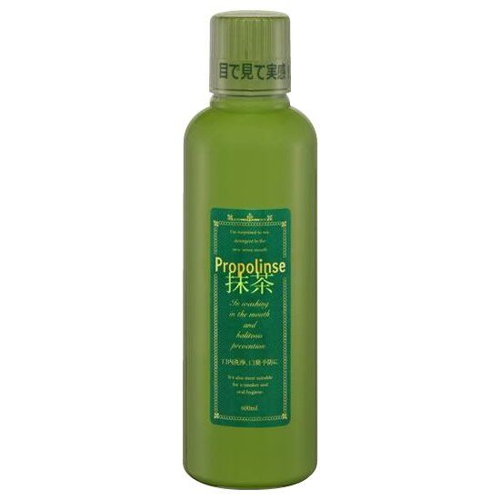 Ополаскиватель полости рта PIERAS Propolinse Matcha (разрушающий и окрашивающий налёт, спиртовой, вкус «Зеленый чай матча») 600 мл